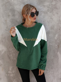 Long Sleeve Color Block Tops Pullover Tunic Shirts Long Sleeve Color Block Tops Pullover Tunic Shirts