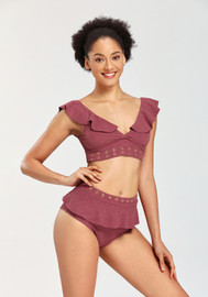 Cute Bikini Two Piece Ruffles Flounce Swimsuit Bathing Suits Cute Bikini Two Piece Ruffles Flounce Swimsuit Bathing Suits