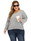 Plus Size Personality Straps Sexy Backless V-Neck Pullover Sweater