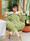 Shop 2021 Winter Thickened Avocado Green Two-Piece Suit Pajamas Sleepwear Under 48