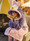 Shop 2021 Pink Purple Warm And Sweet Extended Bathrobe Hooded Pajamas Under 74