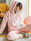 Shop 2021 Pink Velvet Thick Coral Korean Sweet Lovely Rabbit Flannel Pajamas Under 42