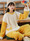 Shop 2021 Yellow Star Cat Coral Velvet Pajamas Women Add Velvet Sleepwear Under 43