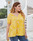 Shop 2021 Yellow Plus Size Short Sleeve Daisy Summer Shirt Top Under 19