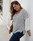 Fashion Plus Size Women's Striped Stitching Top V-Neck Sexy Clothes