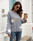 Knit Sweater Round Neck Pullover Five-Pointed Star Trumpet Sleeve Sweater
