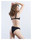 Straps Textured Ribbed  High Cut Bikini Set Swimsuit