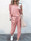 Casual Long Sleeve Jumpsuit Crewneck Elastic Waist Stretchy Romper Casual Long Sleeve Jumpsuit Crewneck Elastic Waist Stretchy Romper