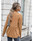 Long Sleeve V Neck Ribbed Button Knit Sweater Solid Color Tops