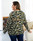 Plus Size Long Sleeve Casual T-Shirts V Neck Blouse Loose Curved Hem Tops