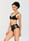 Sexy High Cut 2 Piece Set Triangle Top Halter Strap Classic Swimwear Cheeky Bathing Suit