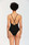 One Piece Swimsuit Bathing Suit High Cut Low Back Tummy Control Athletic Swimwear