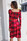 Casual Long Sleeve A Line Plaid Dress With Slit