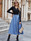 Casual A-Line Long Jeans Maxi Denim Skirt Casual A-Line Long Jeans Maxi Denim Skirt