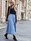 Casual A-Line Long Jeans Maxi Denim Skirt Casual A-Line Long Jeans Maxi Denim Skirt