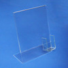 Acrylic Sign holder With Cell Phone Pocket