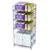 4-Shelf Black Merchandising Rack