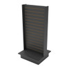 2-Way Slatwall Merchandiser Black