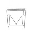 Wire Top Basket For Double Bar Clothing Rack Raw Steel