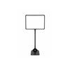 Shovel Base Sign Holder Black 11in.W x 8.5in.H
