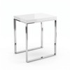 Nesting Display Tables Chrome and White
