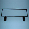 Gridwall Sign Holder with Mitered Corner 7" x 22"