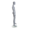 Male Mannequin Arms at Side, Legs Slightly Bent Slate Grey