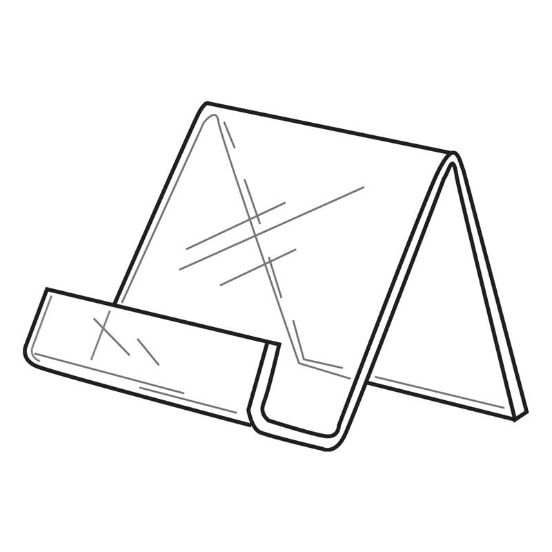 Acrylic Book Easel 8in.H The Fixture Zone
