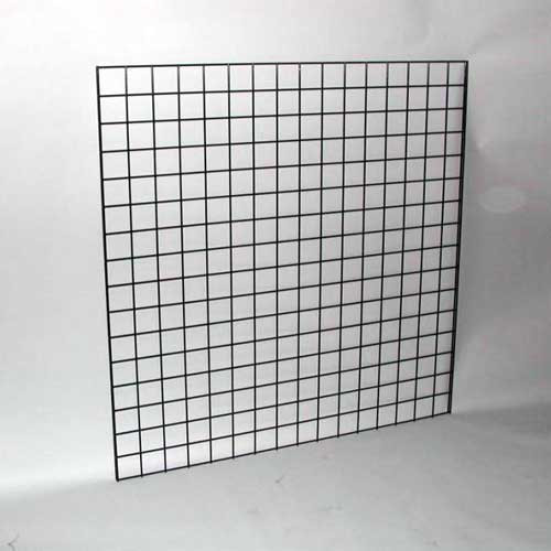 Gridwall Cap Shelf Black The Fixture Zone