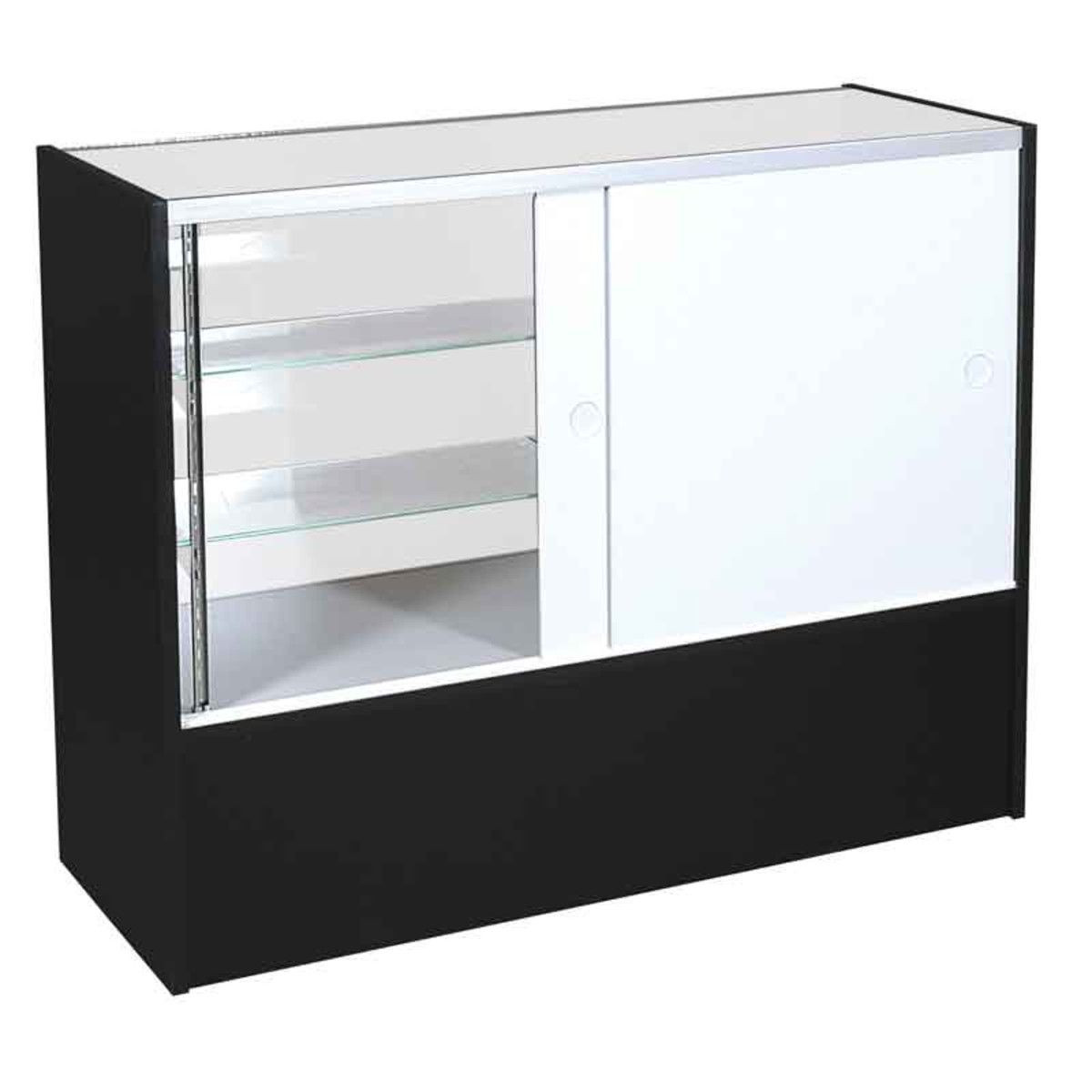 Full Vision Display Case with Light 48" Assembled The Fixture Zone