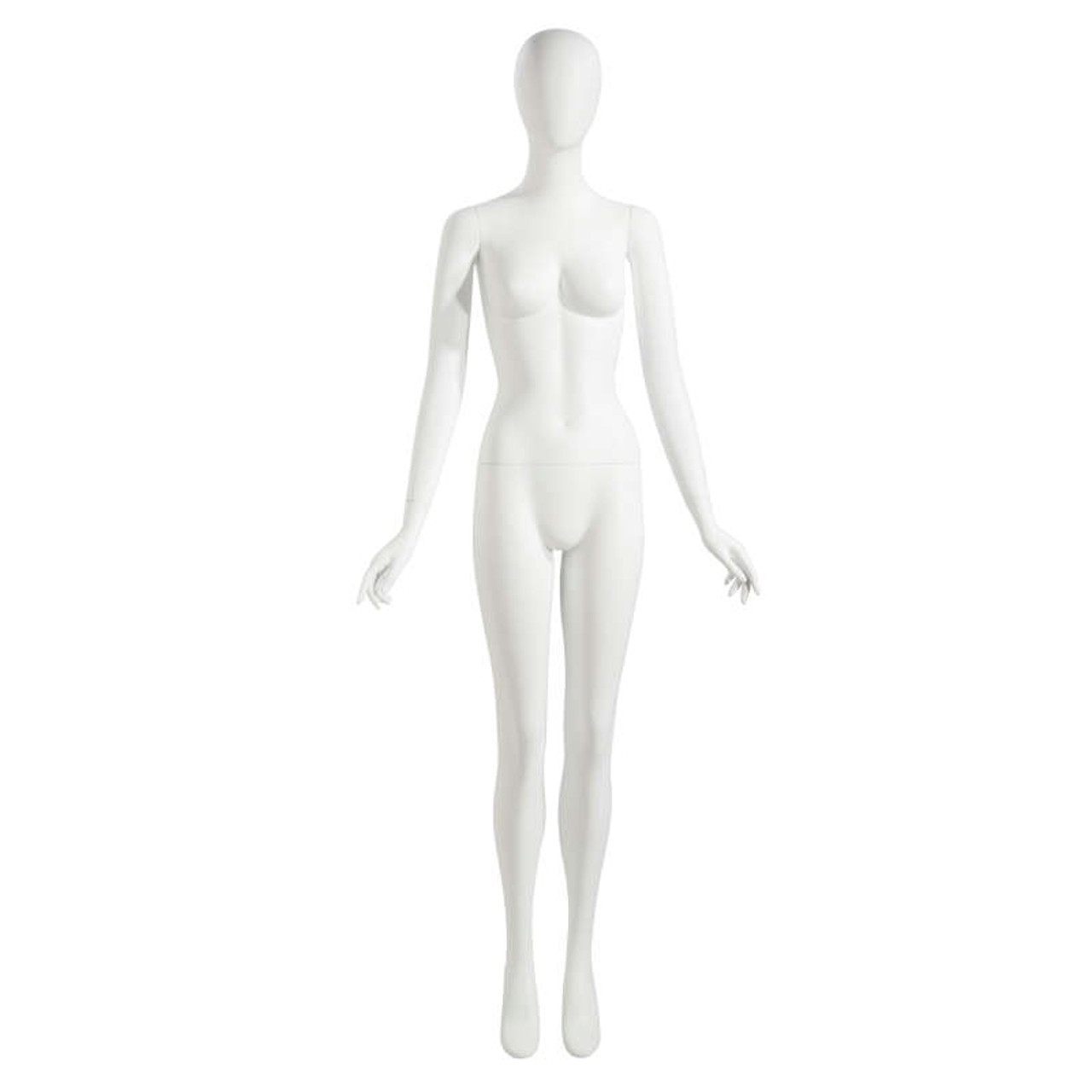 Male Mannequin - Headless, Arms by Side, Left Leg Slightly Forward