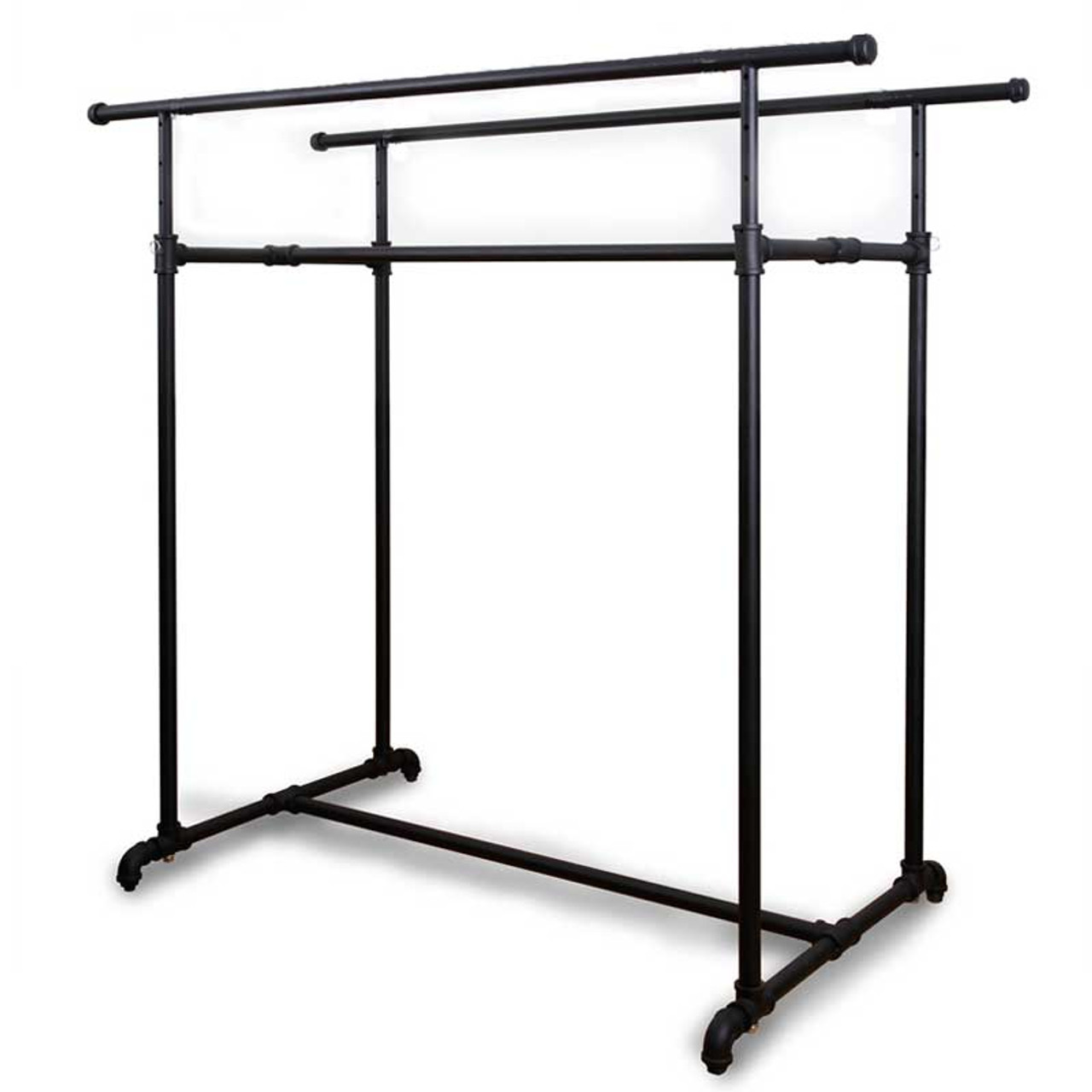 Pipeline H Rack Black - The Fixture Zone