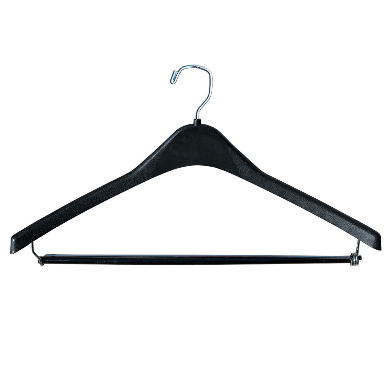 Black Strong Plastic Hanger, Space Saving Hanger