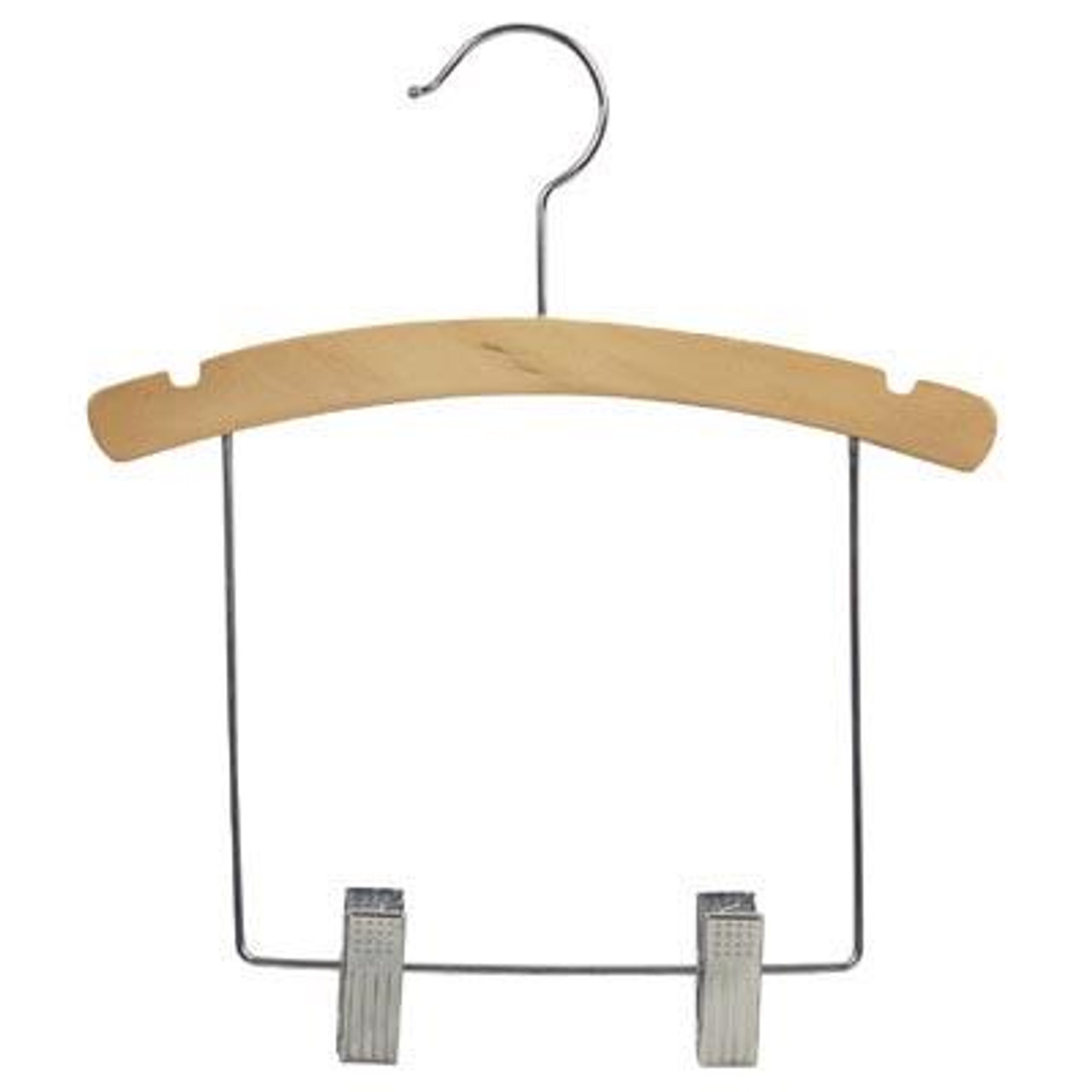 The Great American Hanger Company Natural Wood Small 6 inch Hanger, Box of  6 Tiny Wooden Doll, Pet, or Infant Hangers