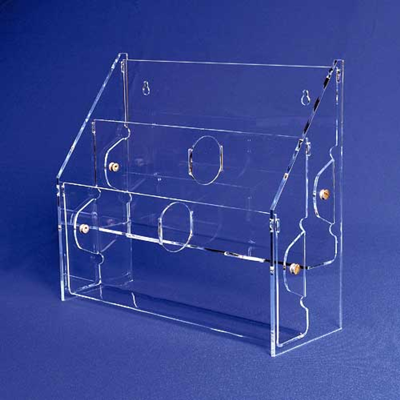 Rotating Display Stand With Acrylic Pockets - Wire Displays : Wire