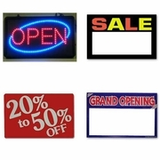 Sale Cards and Signs