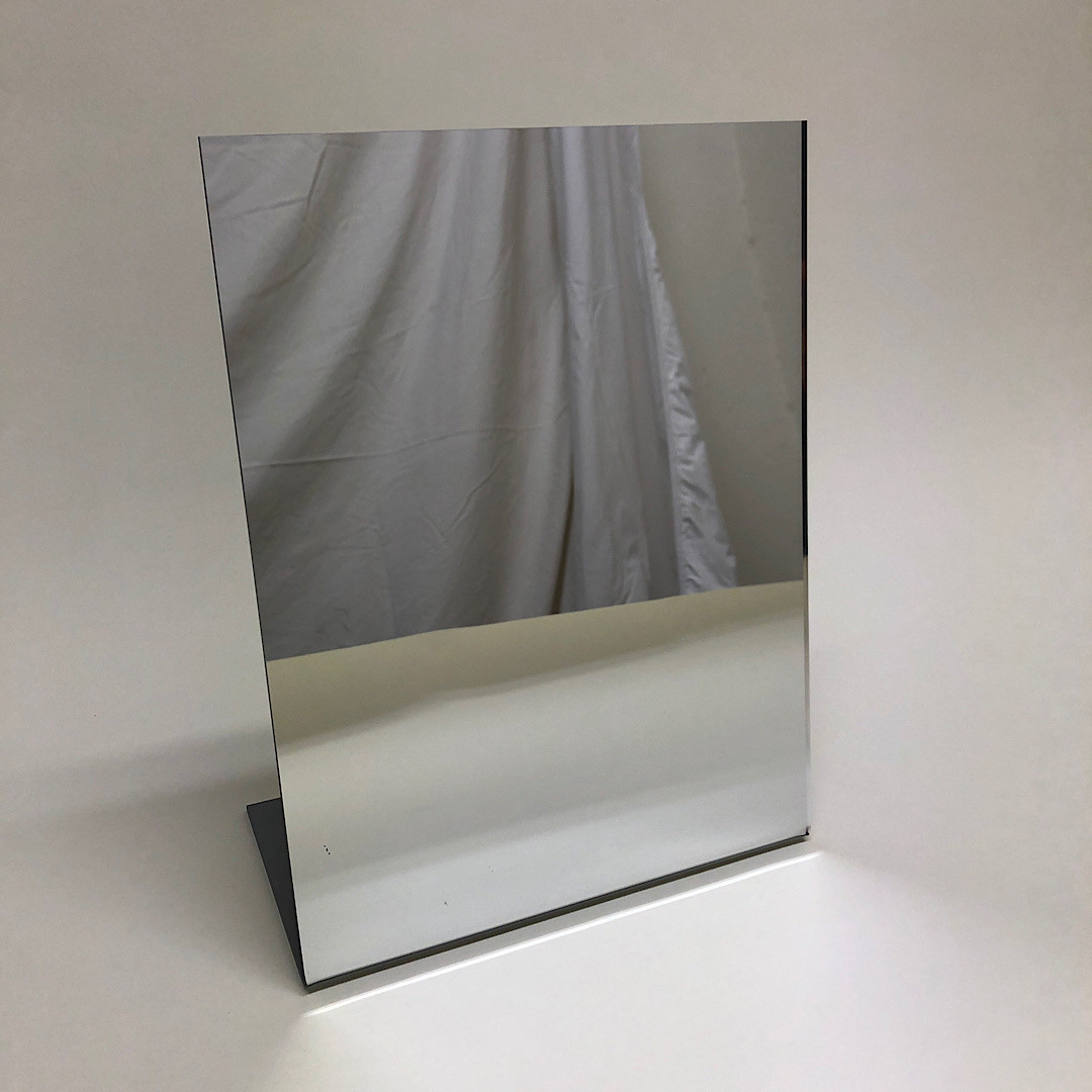 Acrylic Slantback Countertop Mirror The Fixture Zone