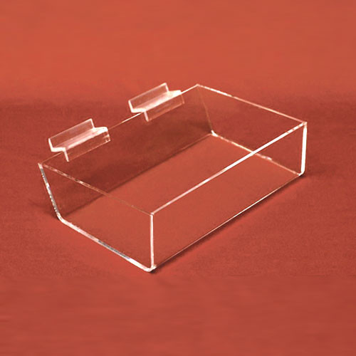 Slatwall Acrylic Slanted Open Tray The Fixture Zone
