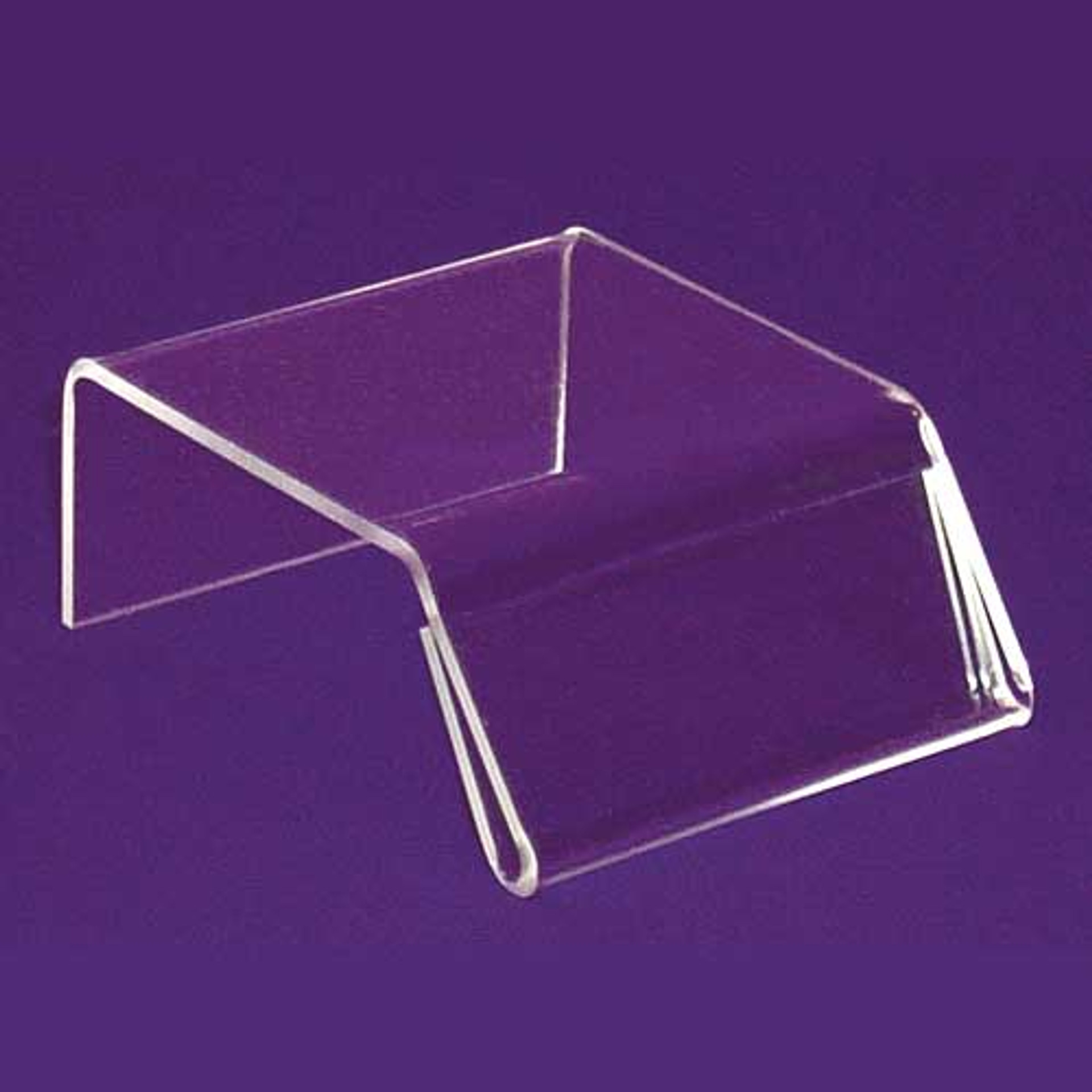 Sign Holders Acrylic Slantback Horizontal The Fixture Zone