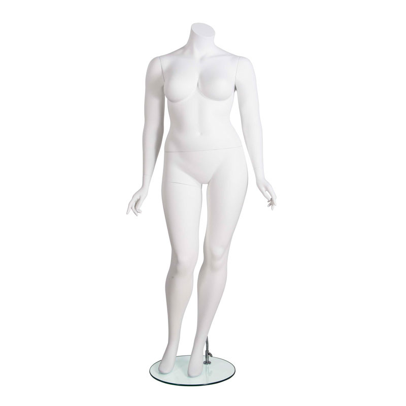 Plus Size Female Display Mannequin - No Head (TMK-MD-NANCYBW3S)