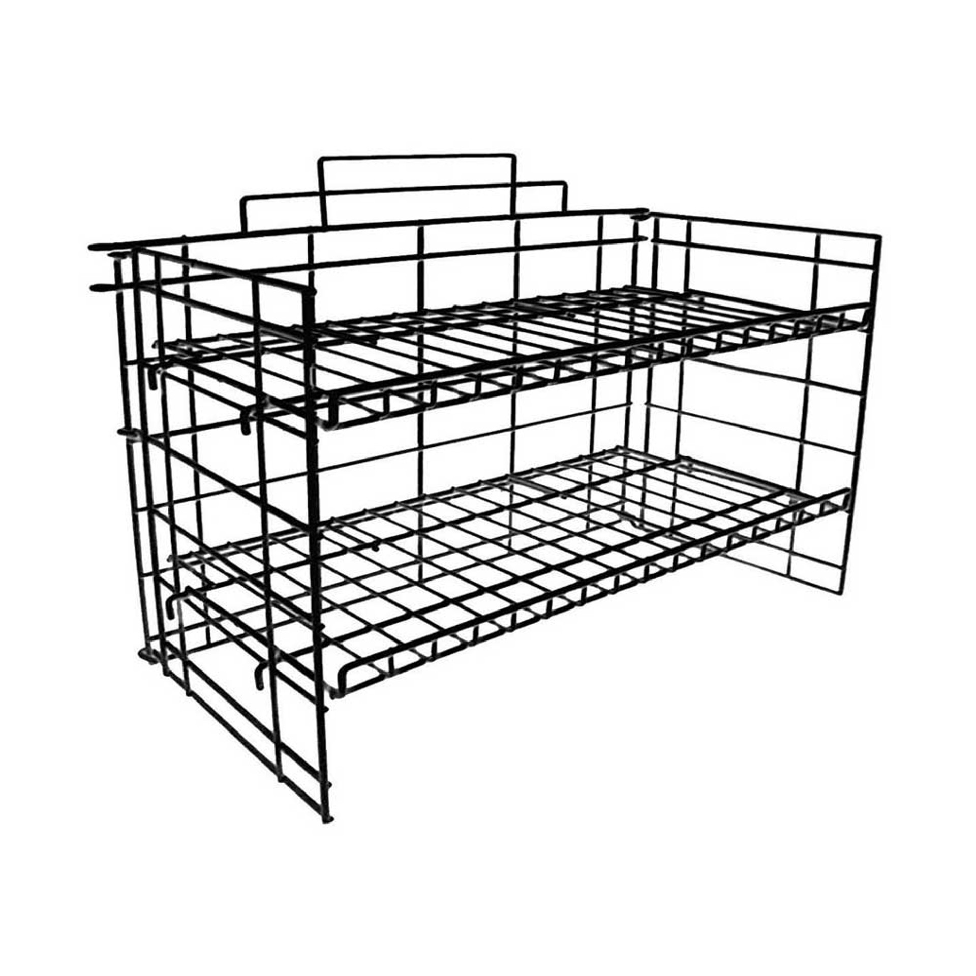 Countertop Grid Unit With Legs Black - The Fixture Zone