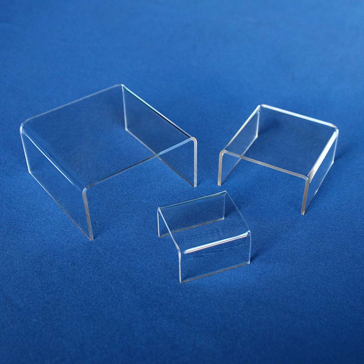 Clear Acrylic Short Risers - The Fixture Zone
