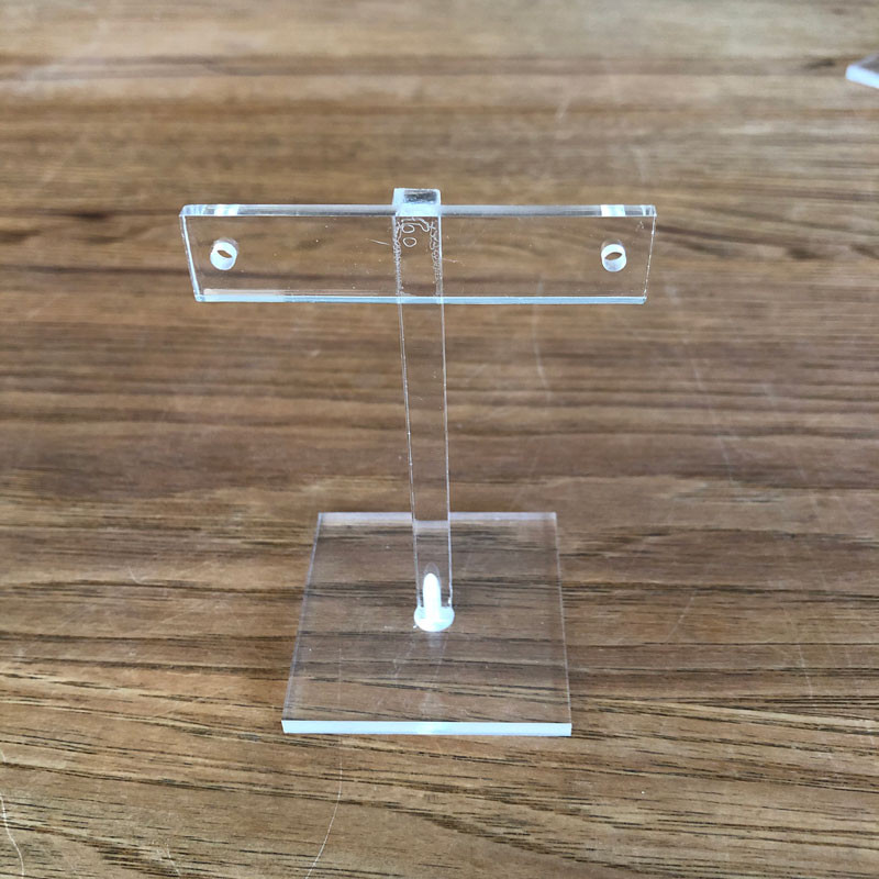 Acrylic TBar Earring Stand The Fixture Zone