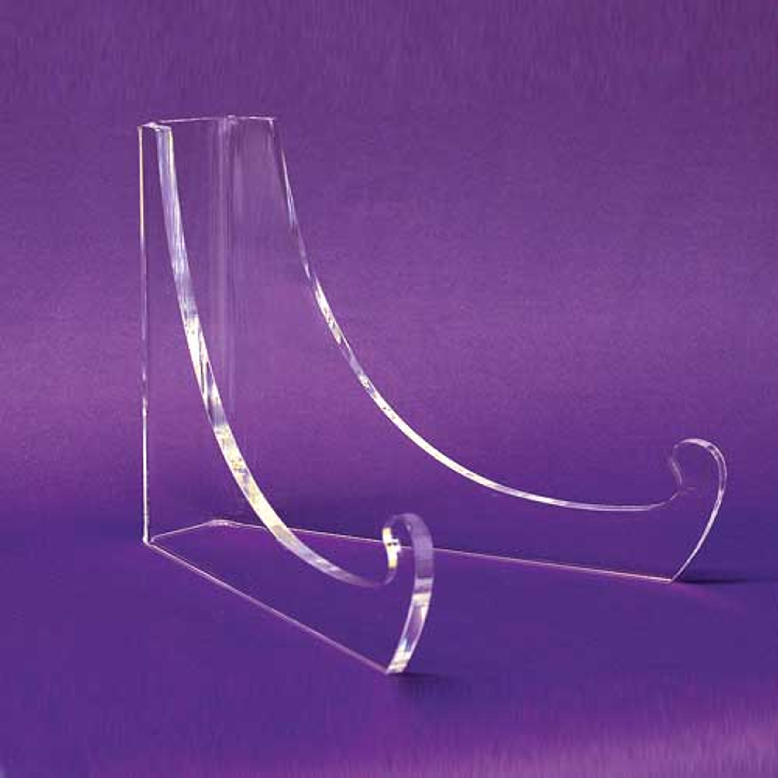 Acrylic Bowl Easel 12in.H - The Fixture Zone