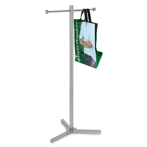 Shopping Bag Rack with 2 Arms