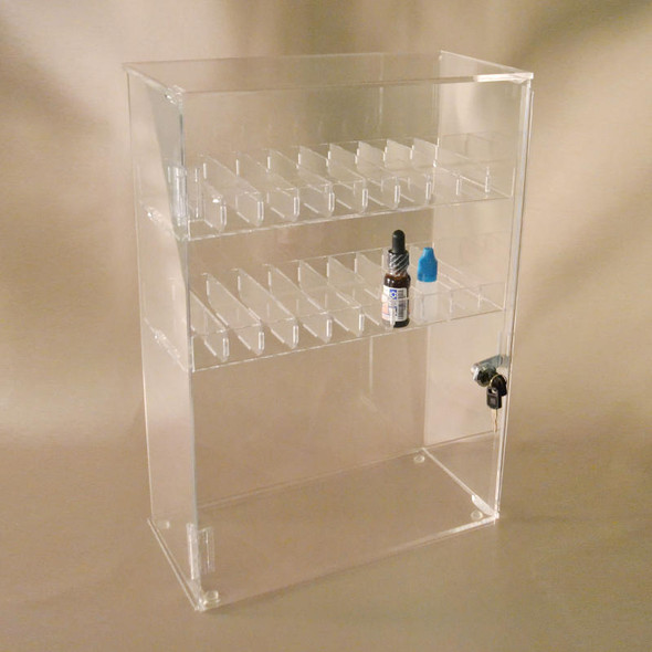 Vape Display Cabinet Acrylic E Liquid Juice Bottles Display