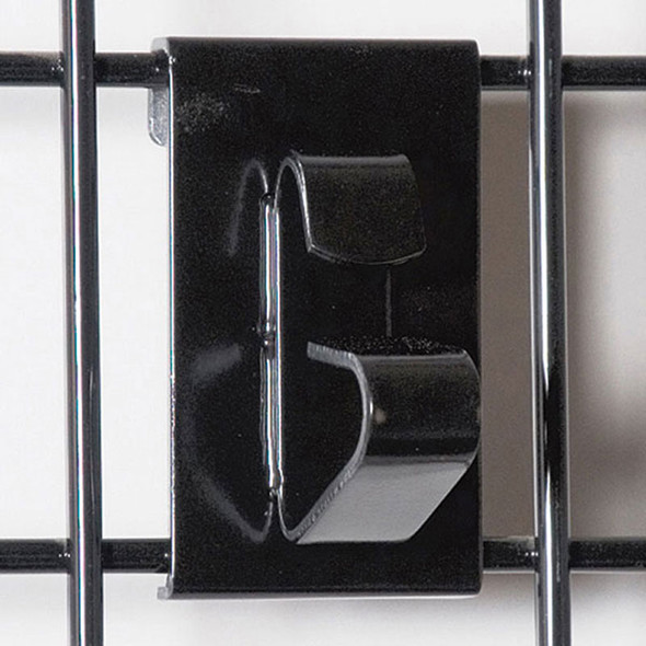 Gridwall Wheel Holder Bracket Black