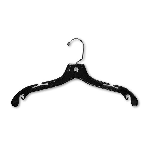 17" X-Heavy Weight Dress & Blouse Hanger Black (Box of 100)