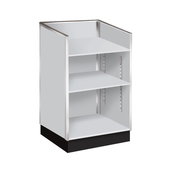 Metal Framed Well-Top Register Stand