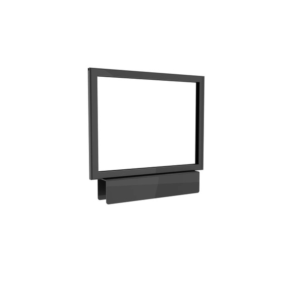 Aspect Saddle Mount Sign Holder for Retail Displays